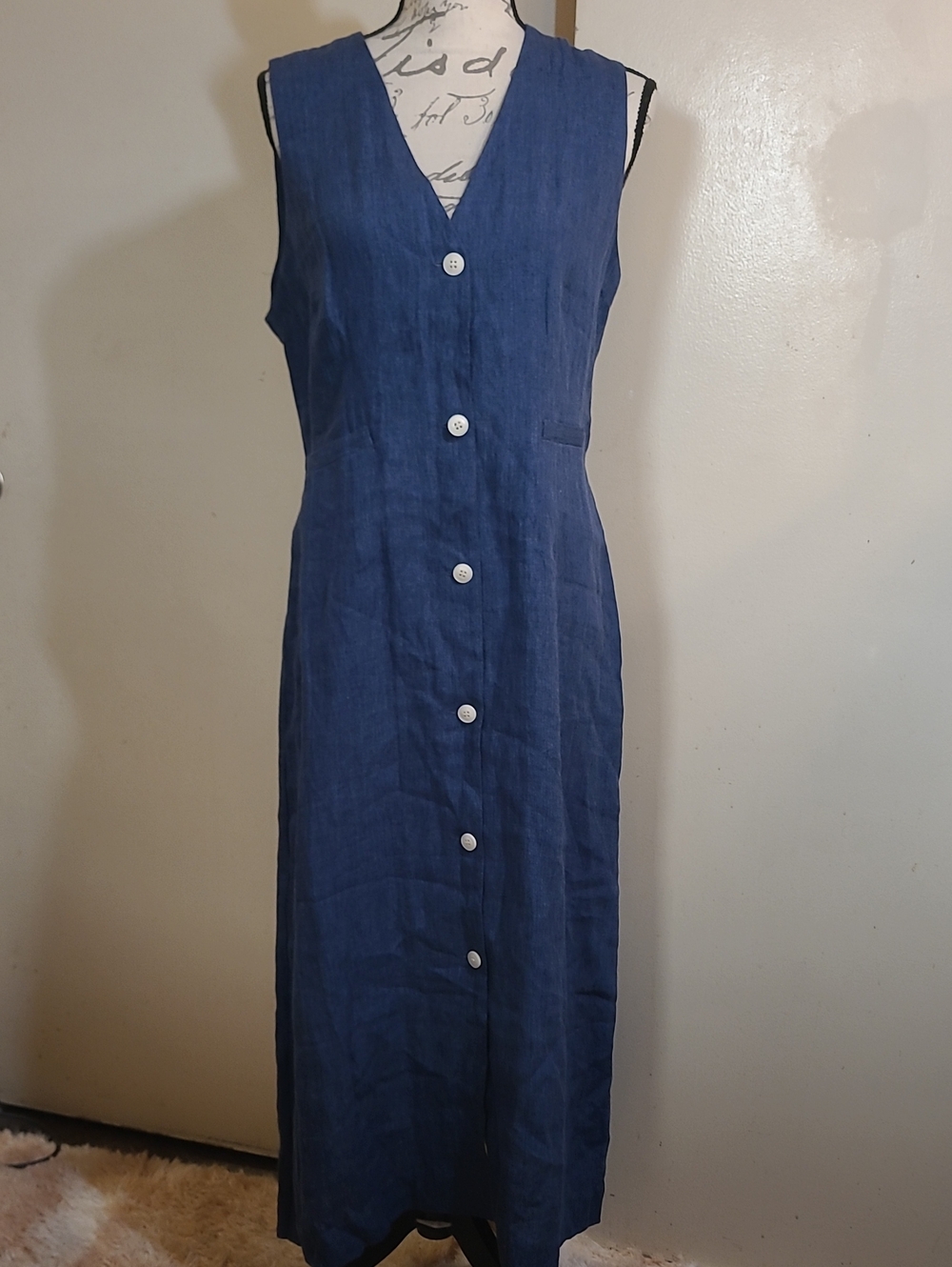 Jenni Kayne☆ Callan Linen Dress In Chambray - Picture 6 of 13